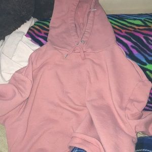 H&M Oversized Cropped Hoodie